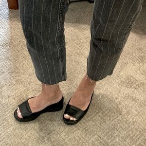 French connection slide sandals